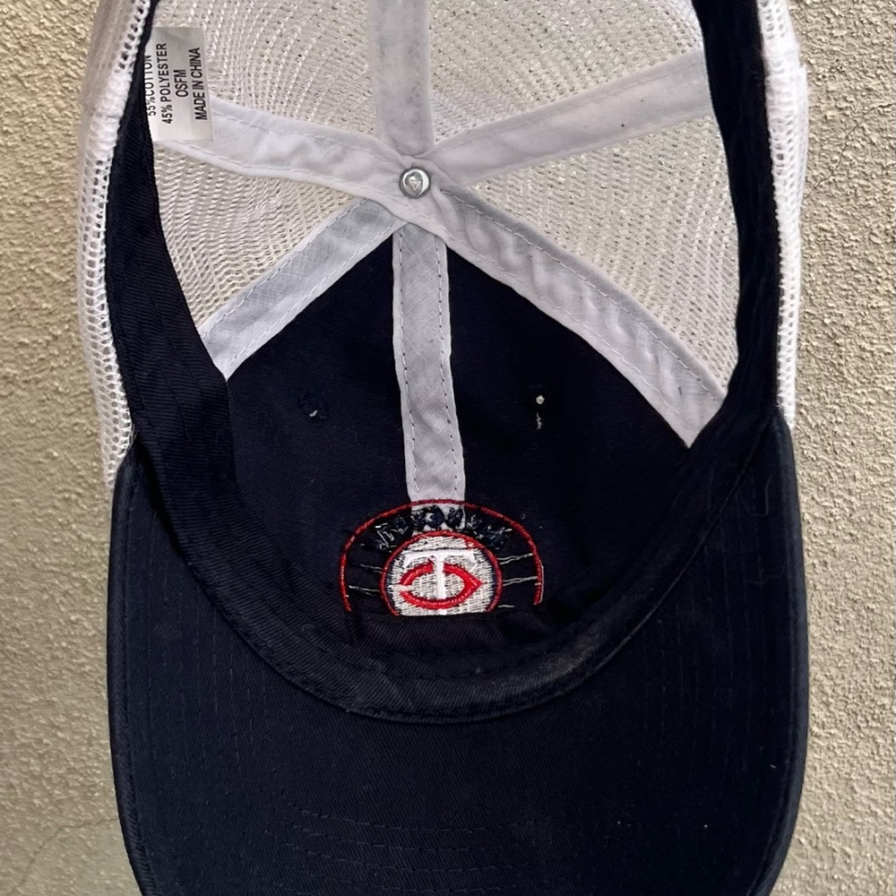 Minnesota Twins MLB Baseball Mesh Breathable Unisex Adjustable Snap Back Hat - Picture 4 of 4